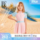 BE van der An children's swimsuit body dress style 2025 sun protection and chlorine resistance girls girls slim and fashionable medium and big children