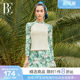 
BE van der An surfing series split swimsuit dress style women's long-sleeved sun protection conservative chest pad three-piece hot spring