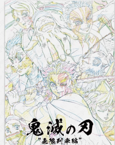 C99 Tv 鬼灭之刃无限列车篇 第一到第七话 原画集ufotable