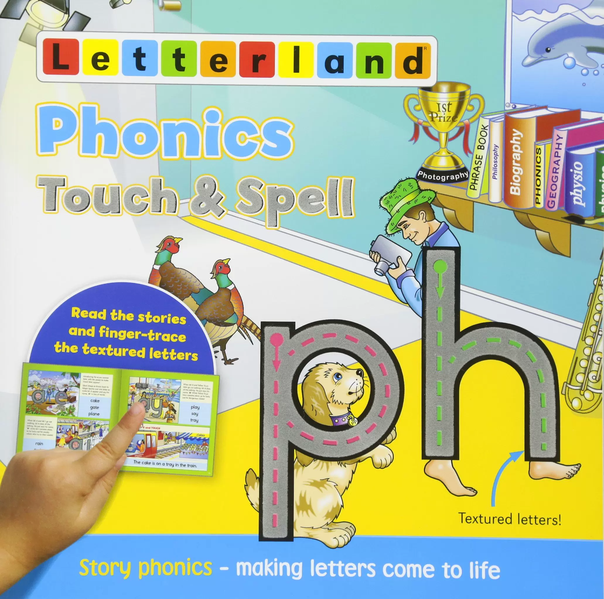 英国原版幼儿自然拼读letterland Phonics Touch Spell