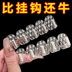 Mini Traceless Hook for Bathroom Mirror Cabinet Door, Jewelry Adhesive Wall Hook, No-Drill Storage, Heavy-Duty