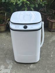 Changhong Single-Tub Washing and Drying Integrated Mini Washing Machine, Small Semi-Automatic Household Washing Machine for Baby and Children's Underwear