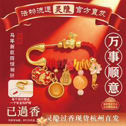 Lingyin Year of the Horse Cultural and Creative Little Horse Anti-Stress Brooch for Pregnant Women, Mothers, and Babies - Don'T Be Afraid Brooch, Full Moon Baby Safety Gift