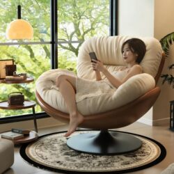 Lazy Sofa, Rotating Eggshell Chair, Rocking Chair, Lounge Chair, Balcony Home Use, Suitable for Sleeping, Leisure Single Sofa, Nest Chair