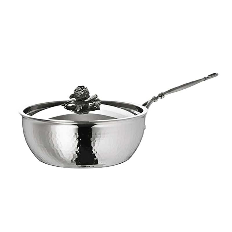 【イタリア製銅鍋】Ruffoni made in Italy 片手鍋 意大利進口手工銅鍋30cm複合底炒鍋適用燃氣爐的不粘鍋具