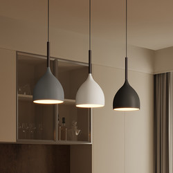 Restaurant Chandelier Shop Three-Head Modern Minimalist Bar Personalized Dining Room Commercial Hot Pot Restaurant Front Desk Nordic Restaurant Lamp