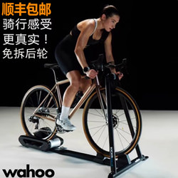[Free Floor Mat] Wahoo Kickr Rollr Smart Roller Cycling Platform for Mountain and Road Bikes Indoor