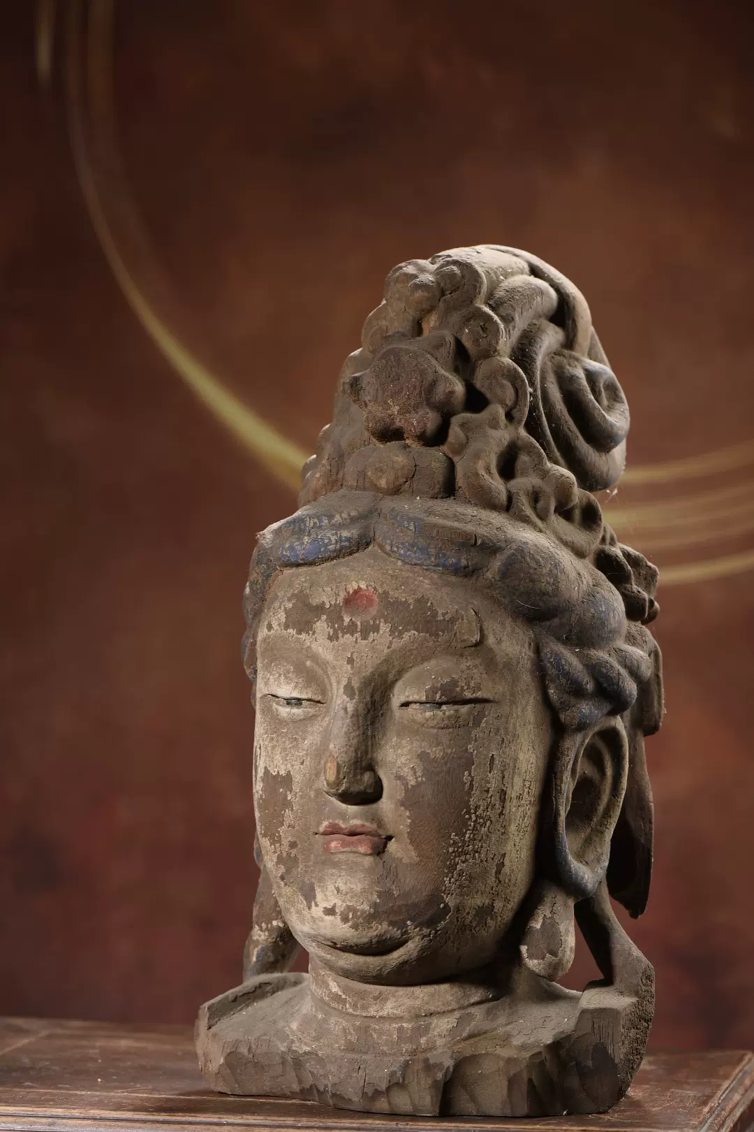 舊藏老紫銅鎏金坐蓮觀世音菩薩佛像大明永樂年施觀音菩薩