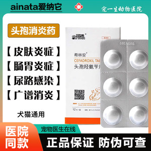 
Ainata cefadroxil tablets pet anti-inflammatory drug for cats and dogs trauma skin cold respiratory tract urinary inflammation