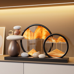 Time Flies Like a Sand Clock, a High-End Decorative Piece for the Living Room, Entrance, Foyer, Tv Cabinet, Wine Cabinet, and Office