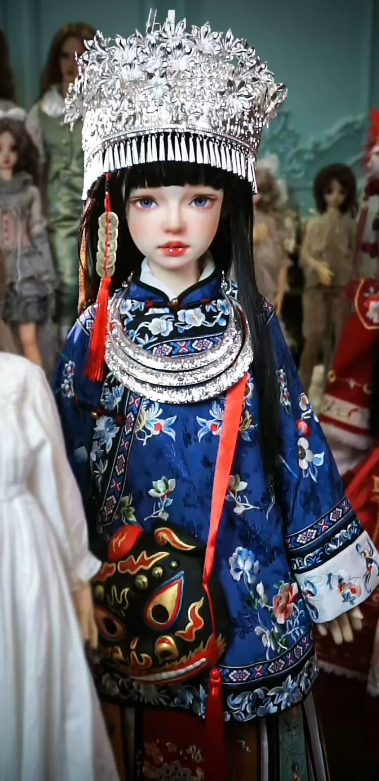 鬼契人型]1/2大人形女娃--红莲（77CM2分BJD娃娃日本和服SD）-Taobao