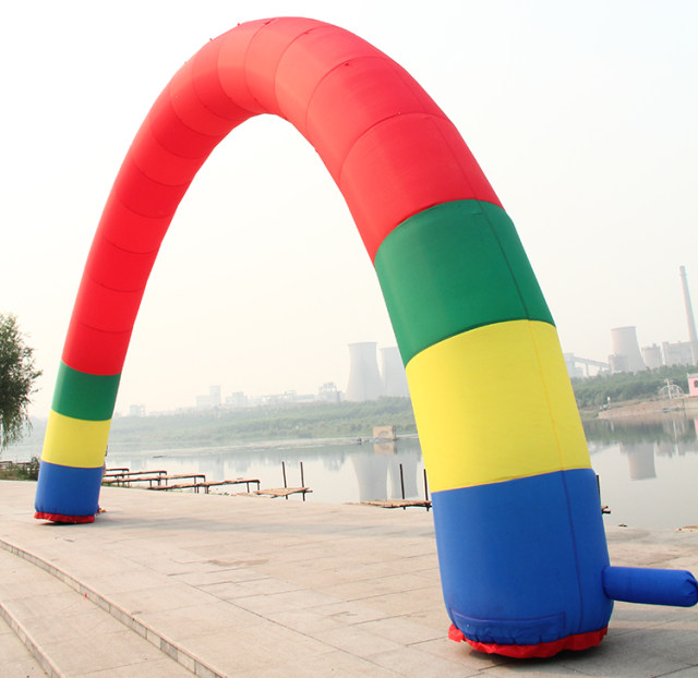 Event wedding inflatable rainbow door inflatable column inflatable arch ...
