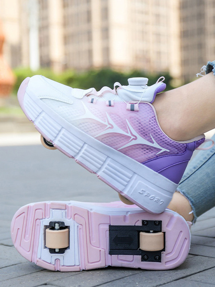 Chaussures Roller Skate Fille Chaussures Heelys Hello Kitty - Taille 36 1/2 Avec Roues Trainers Rollers Heelys