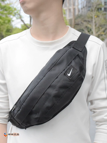 Nike, трендовая спортивная сумка на одно плечо для отдыха для спортзала, небольшая сумка, поясная сумка подходит для мужчин и женщин