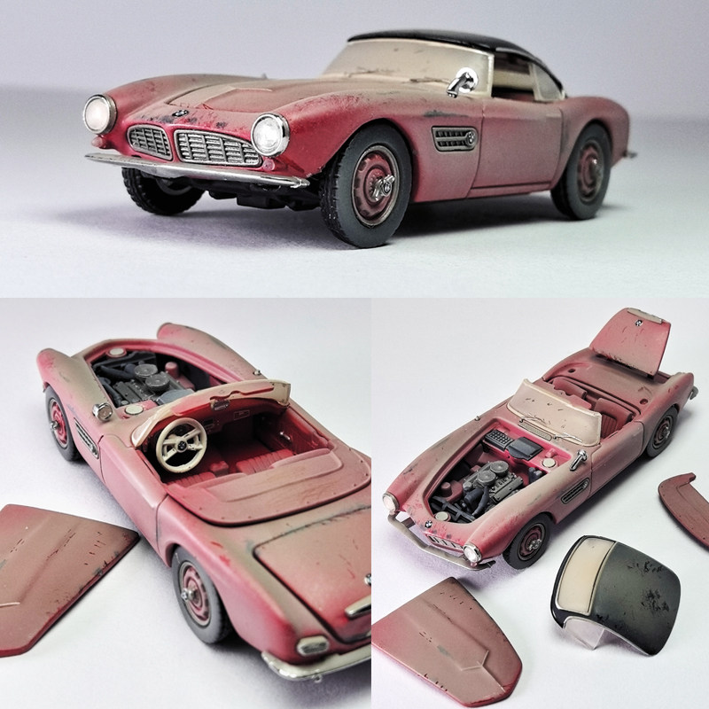 GFCC 1:64 1957 BMW 507 Old Special Edition Elvis Presley’s car ...