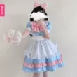 lolita trang phục hầu gái hai chiều phong cách Nhật Bản mềm mại cô gái trang phục hầu gái cosplay anime lolita váy 