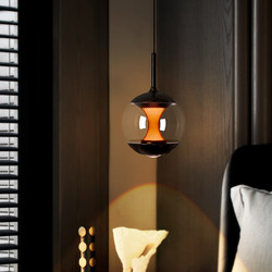 Bedroom Bedside Chandelier, Italian Minimalist Living Room Atmosphere Chandelier, High-End Light Luxury and Exquisite Dining Room Adjustable Lamp