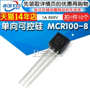 Thyristor một chiều Risym MCR100-8 thyristor 1A 600V plug-in TO-92 10 cái