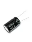 Risym Tụ Điện 100V/470uF Tập 16*25 Cắm Nhôm Chất Lượng Cao Tụ Điện Điện 5 Miếng