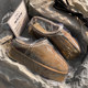 
Thick-soled toe shoes loafers women's 2025 autumn and winter new style lazy people's pedal plus velvet thickened warm snow boots