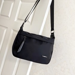 Korean Style New Single-Shoulder Women's Bag Waterproof Nylon Oxford Cloth Large-Capacity Travel Backpack Simple and Lightweight Cross-Body Large Bag