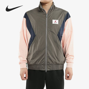
Nike/Nike authentic season new men's woven stand collar windproof sports casual jacket jacket AO0556