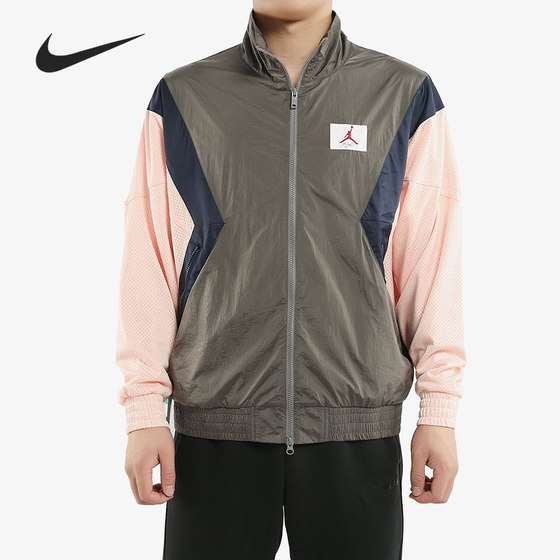 
Nike/Nike authentic season new men's woven stand collar windproof sports casual jacket jacket AO0556