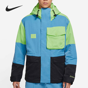 Nike/Nike's official genuine season new men's sports warm cotton jacket DA6714-345