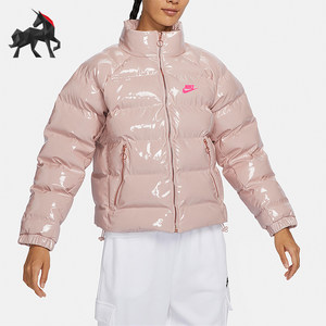 
Nike/Nike authentic winter ladies classic short loose sports warm stand collar cotton coat FQ3575-601