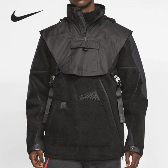 Nike/Nike's authentic new seasonal MMW joint brand men's fleece sports windbreaker jacket CK1541
