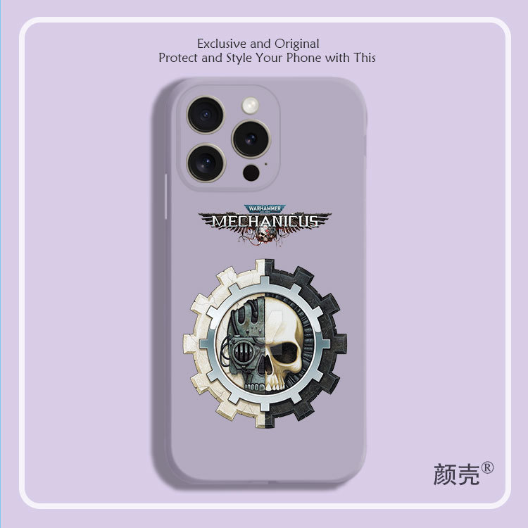 Warhammer Mechanicus Phone Cases Covers Liquid Silicone TPU iPhone 15, iPhone 14, iPhone 13, iPhone 12, Warhammer Mechanicus Phone Cases Covers Liquid Silicone TPU iPhone 15, iPhone 14, iPhone 13, iPhone 12,