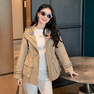 
European and American high-end big-name mid-length women's windbreaker jacket BIABETTY counter authentic