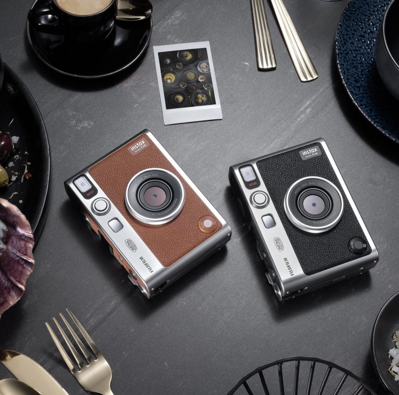 FUJI INSTAX MINI EVO 90 즉석 카메라 일회용 이미징 일본 다이렉트 메일 구매-