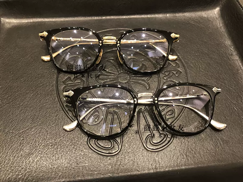 莔莔小盆友日本代购克罗心chrome hearts SHAGASS 十字眼镜架-Taobao