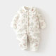 
Baby jumpsuits for girls, new autumn and winter quilted clothes for boys, pure cotton, thickened, warm, cotton-padded clothes