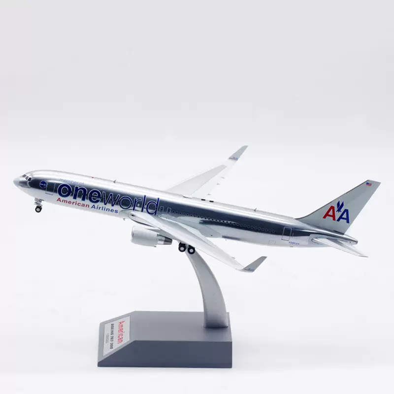Inflight 1:200合金飞机模型美国航空B767-300 N395AN 寰宇一家