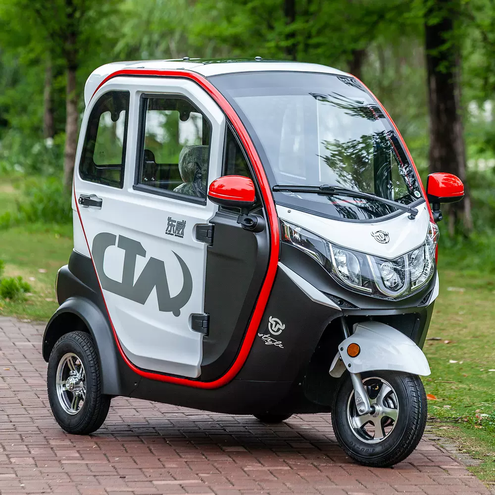 东威新能源a6l全封闭电动三轮车接送孩子电瓶代步车女性家用 东威新能源a6l全封闭电动三轮车接送孩子电瓶代步车女性家用