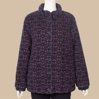 
Old lady's cotton coat, women's pure cotton plus fleece cotton coat