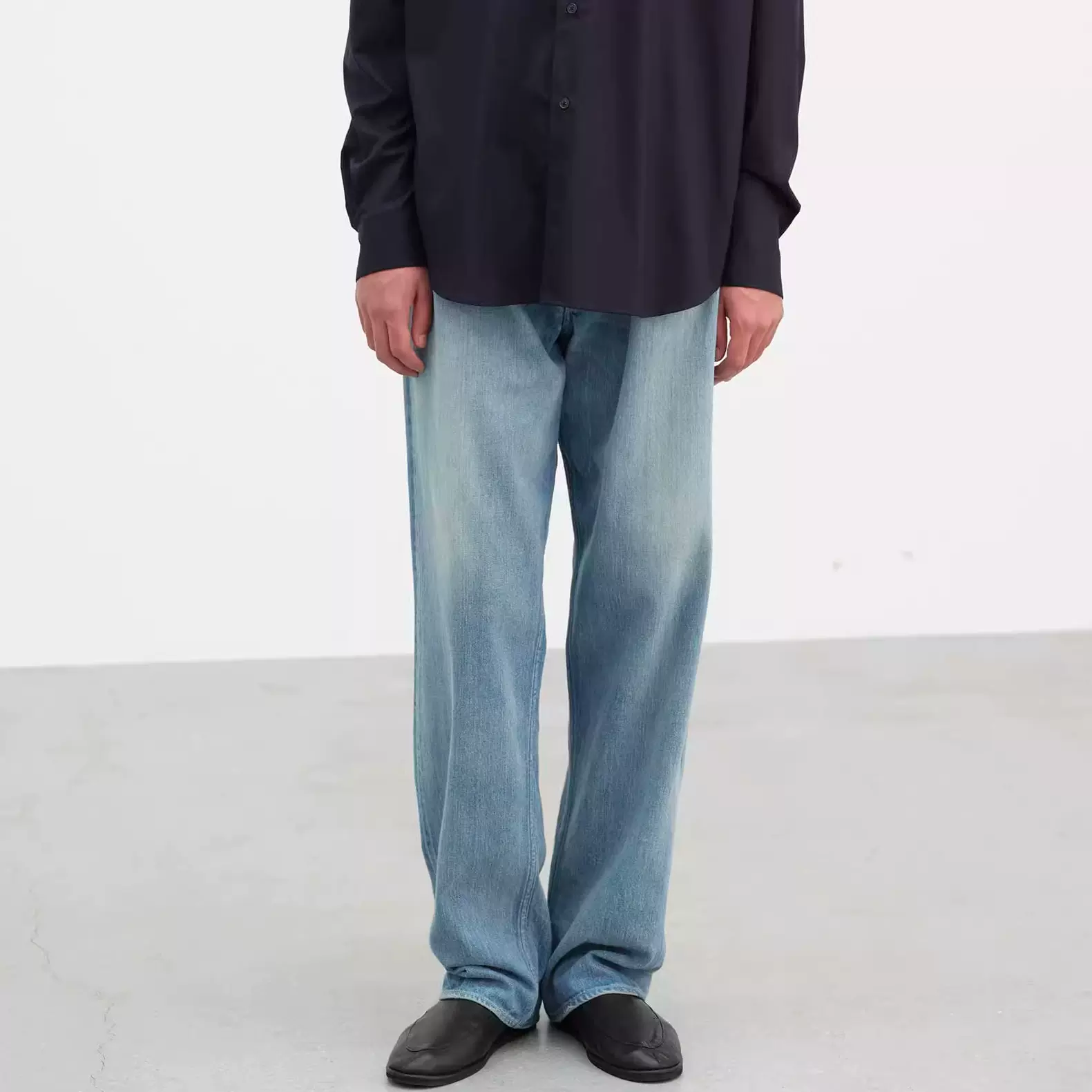 25ss サイズ2 Auralee faded light denim 25ss SELVEDGE FADED LIGHT