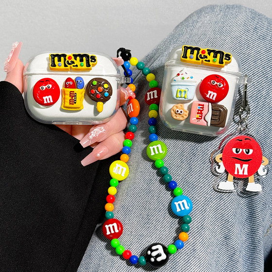 
Suitable for redmi redmi buds8pro protective cover redmibuds7s protective case youth version 4 energetic version millet buds6 open type 5 bluetooth air3se headphone shell 2se rainbow bean box