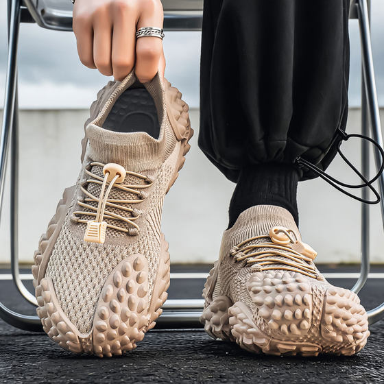 
Putian Coconut Men's Shoes Summer 2026 New This Year's Popular Flying Mesh Sports and Casual Dad Trendy Shoes