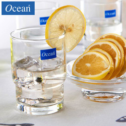 Ocean Transparent Glass Water Cup Hotel Wash Cup Bathroom Couple Toothbrush Cup Double Cup Beverage Cup 245ml