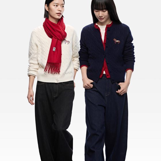 
Exclusive brand cashmere sweater for live broadcast, simple and versatile pullover sweater