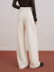orange desire lazy wide-leg acetic acid wool casual pants 2024 winter warm