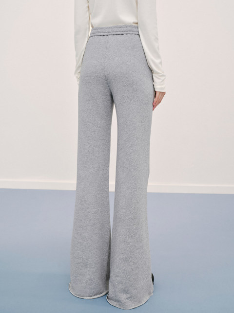 orange desire fashionable slim drawstring micro-halo hourglass pants 2024 autumn new antibacterial floor mopping trousers