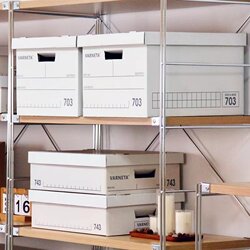 Internet-Famous Paper Storage Box File Organizer 703743 in Stock Company Document Box, Not Bankersbox