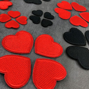 
Love patch patches for clothes, pants, down jackets, hat decoration, repair holes, self-adhesive embroidery patches