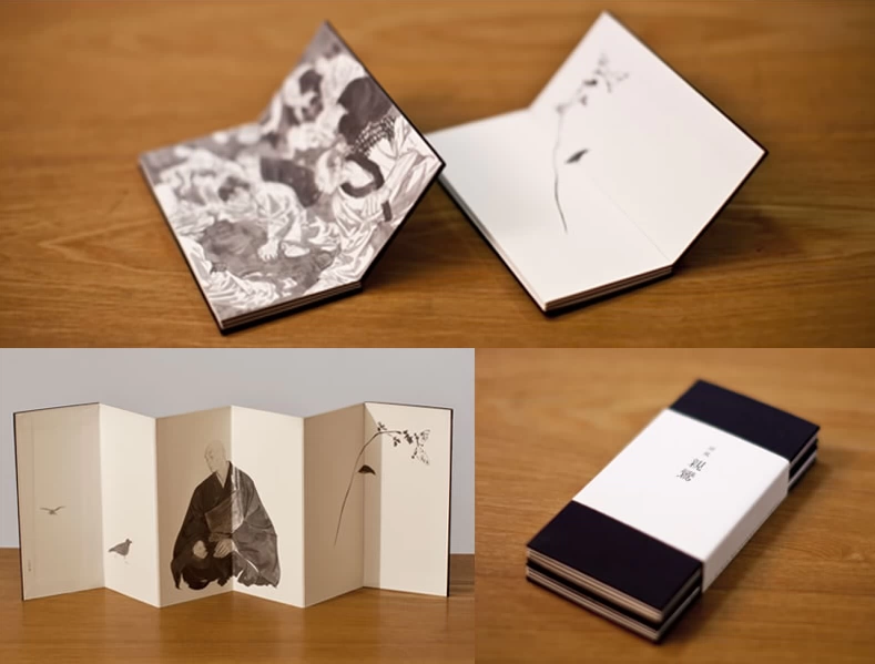 親鸞亲鸾迷你屏风左右2套浪客行井上雄彦加赠大型明信片2长