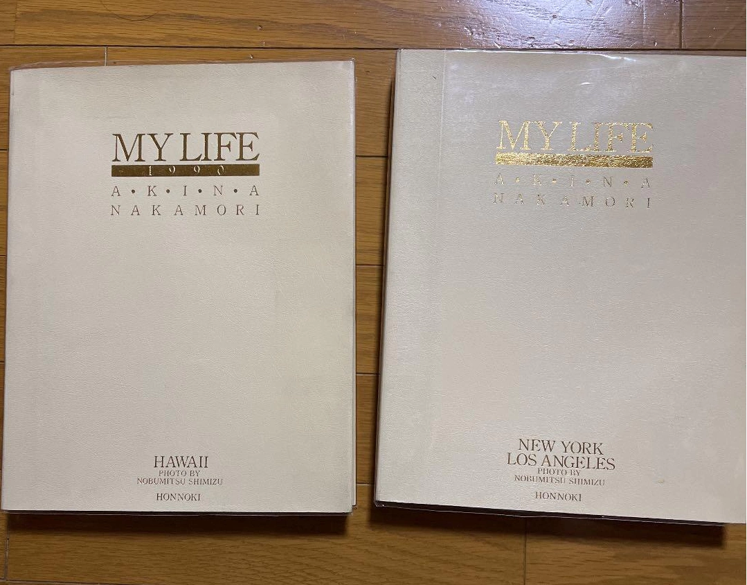 中森明菜寫真集my life 1990 紐約洛衫磯夏威夷2冊裝-Taobao