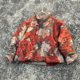 4386 Soft and waxy ramie printed loose cotton coat Traditional hand-sewn buttoned slant-breasted cotton coat